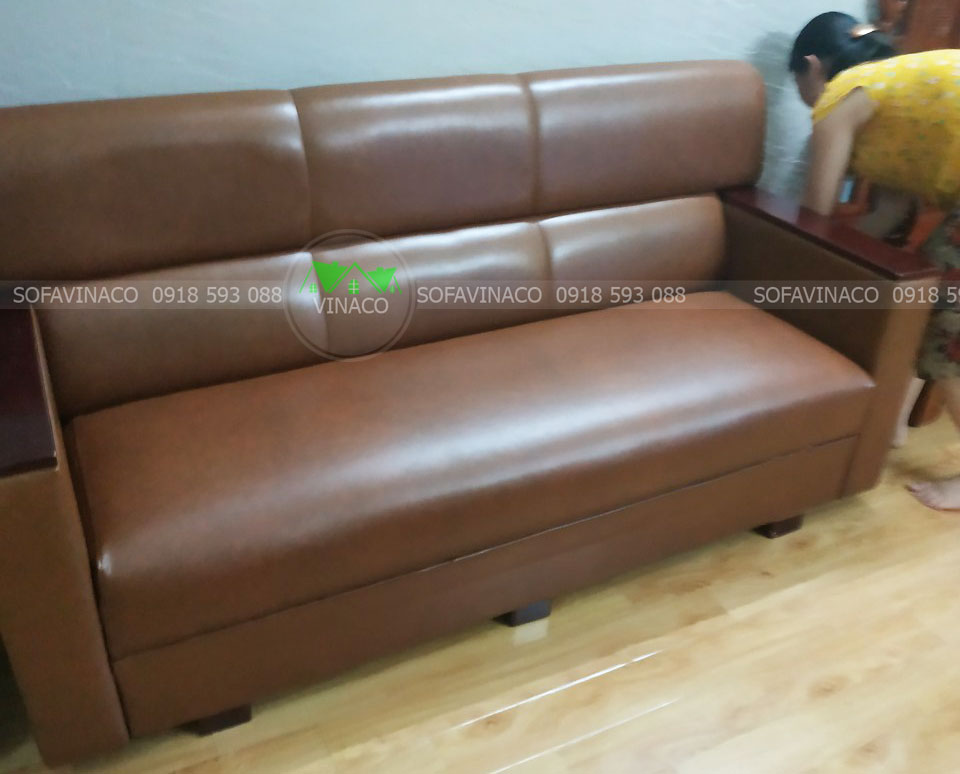 Bọc ghế sofa da công nghiệp bền đẹp chất lượng tại Thanh Xuân